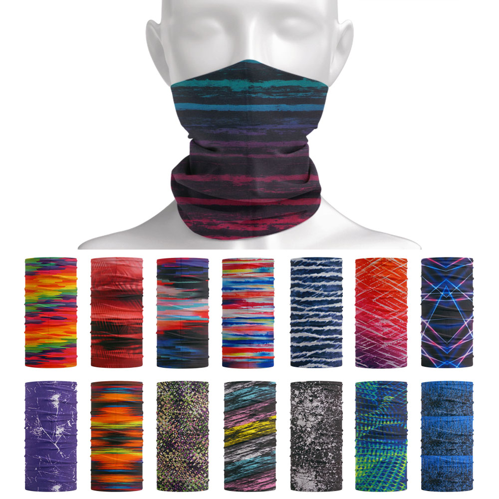 Headband Summer Knit - Tie-Dye rayures motif foulard en plein