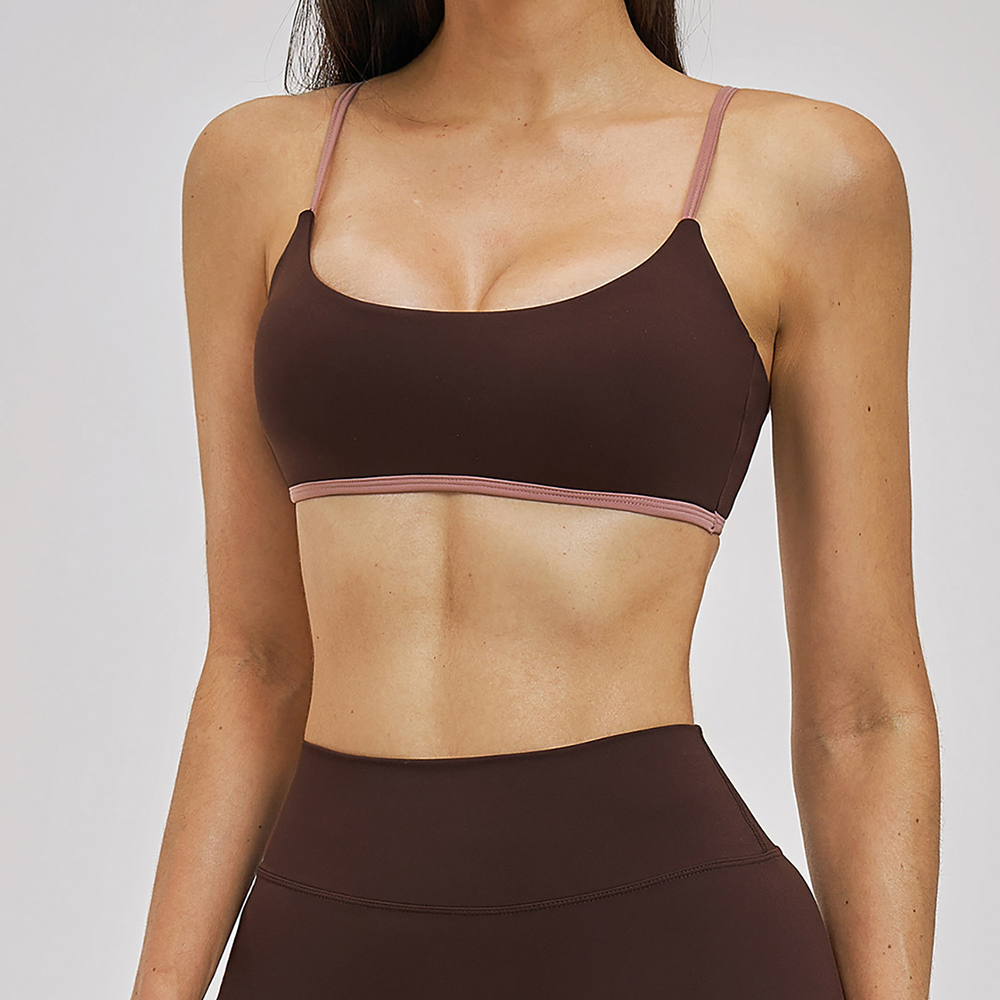 Bralette Triangle Set - Soutien-gorge de sport sexy pour femme,