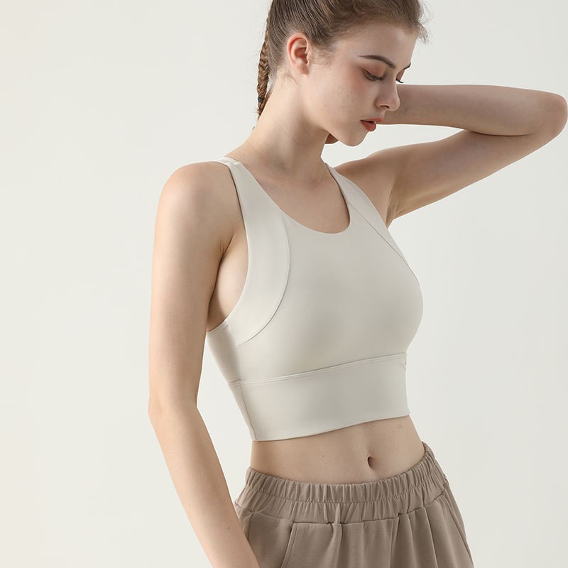 Bralette Triangle Set - Femmes Sport soutien-gorge haut Push Up