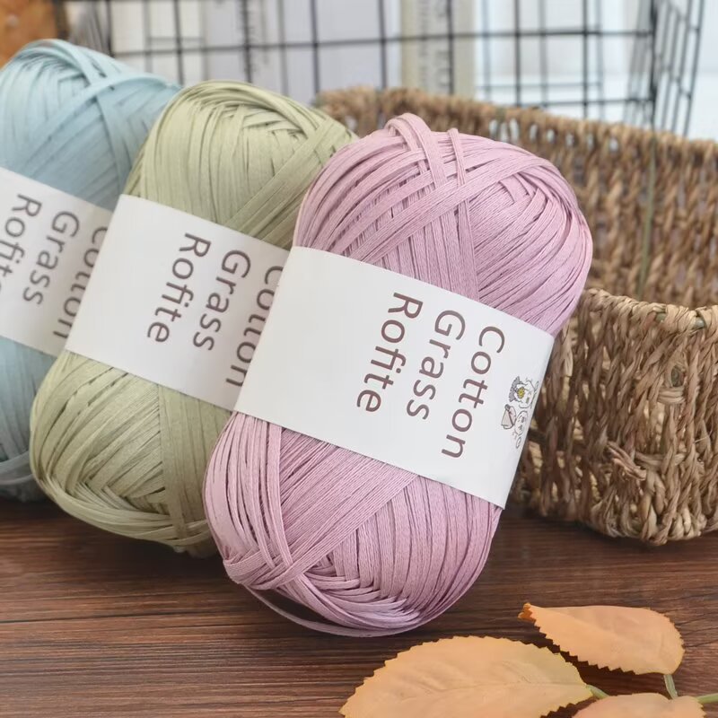 Crochet Bag Raffia - Nouveau fil de raphia multicolore en