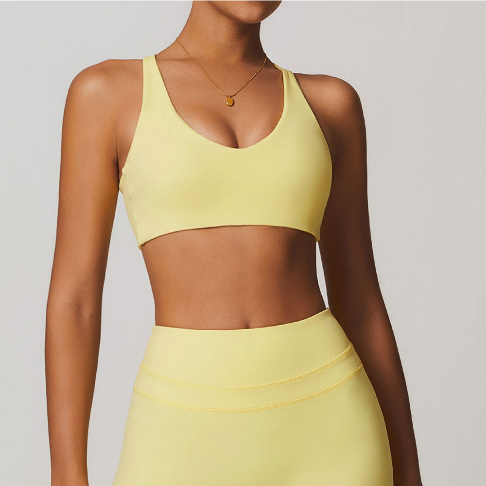 Bralette Triangle Set - JUREN-Soutien-gorge de sport pour femme, soutien-gorge