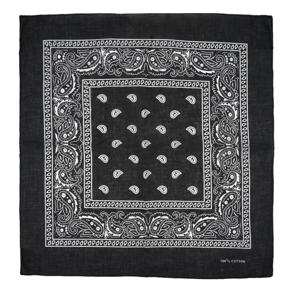 Headband Summer Knit - 100% coton Paisley Bandana bohème HipHop