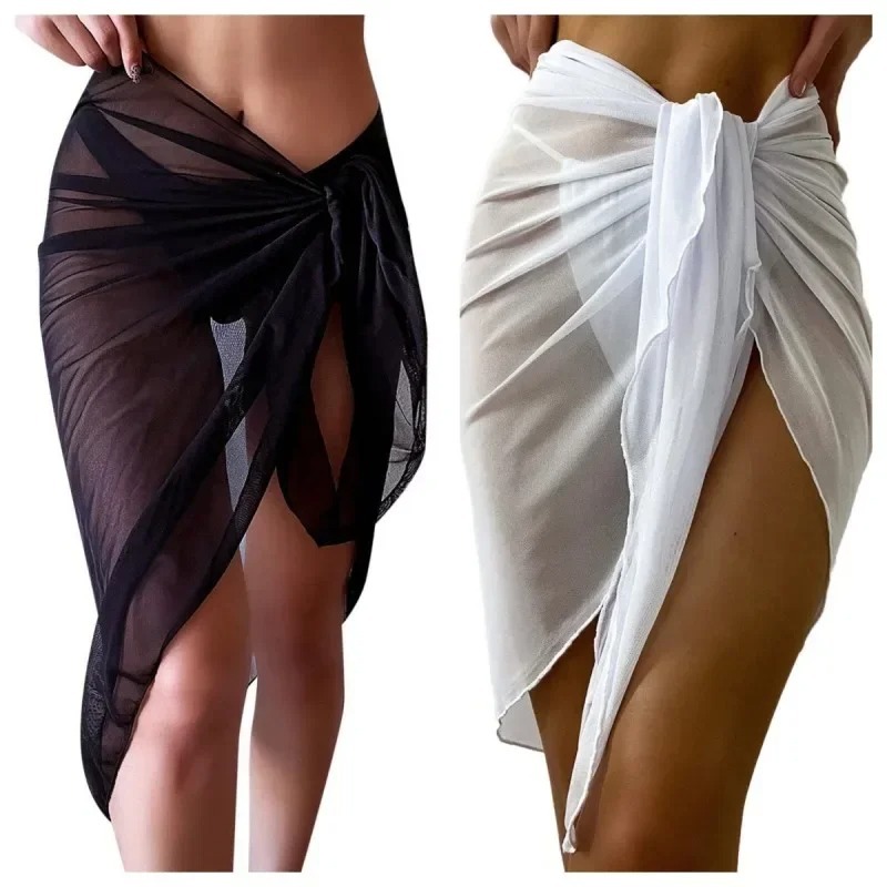 Cover Up Kaftan - Robe de plage d'été enveloppante pure