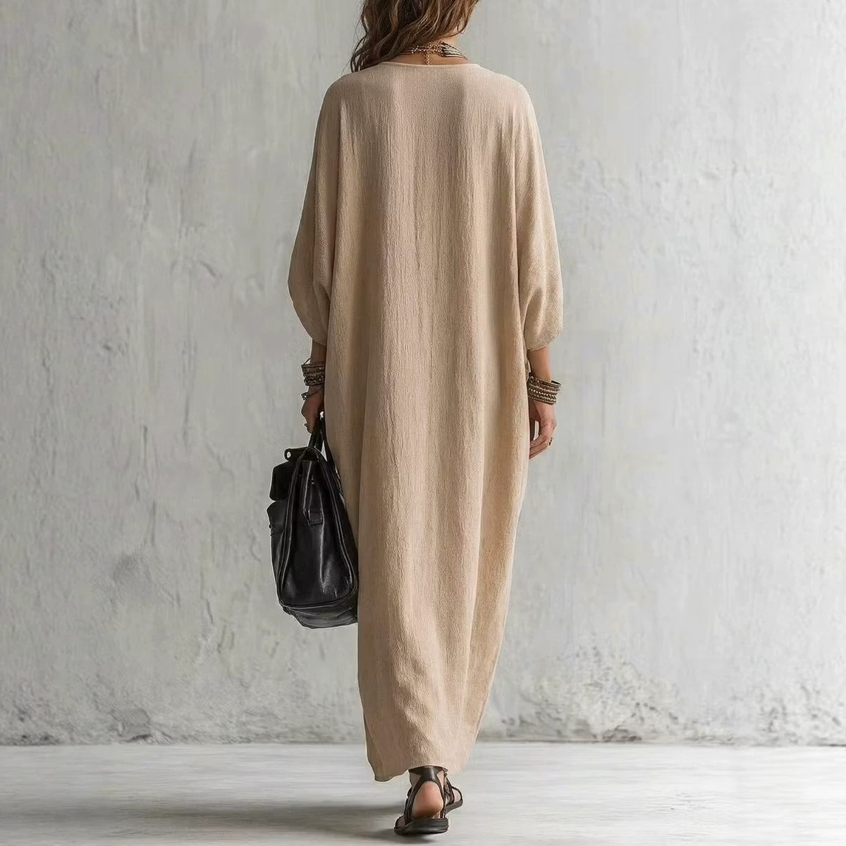 Robe longue bohème brodée pour - Cover Up Kaftan avis et prix