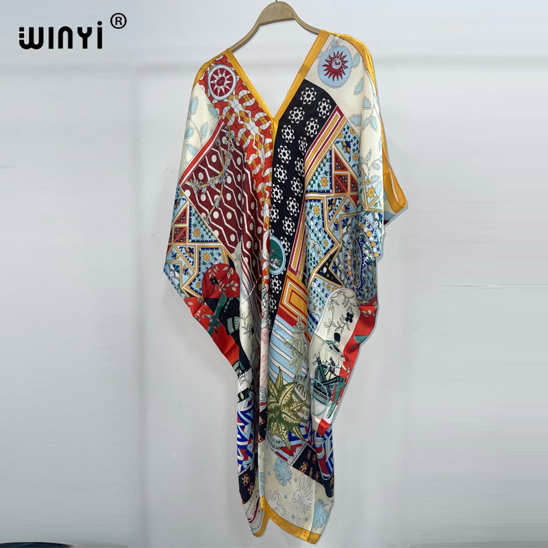 WINYI-Robe de plage imprimée s - Cover Up Kaftan avis et prix