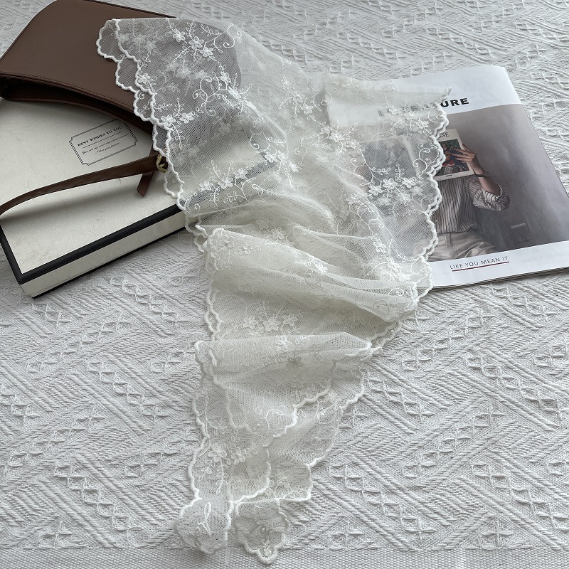 Turban triangle brodé floral d - Headband Summer Knit avis et prix