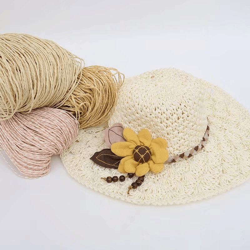 Fil de coton et de raphia à 2  - Crochet Bag Raffia avis et prix