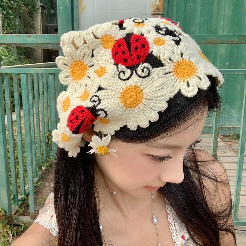 Coréen doux mignon à la main C - Headband Summer Knit avis et prix