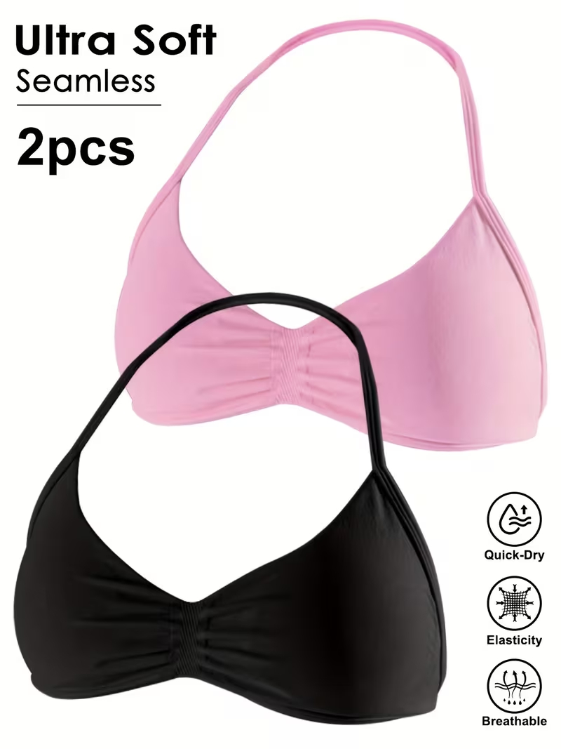 Lot de 2 débardeurs de sport s - Crop Top Crochet avis et prix