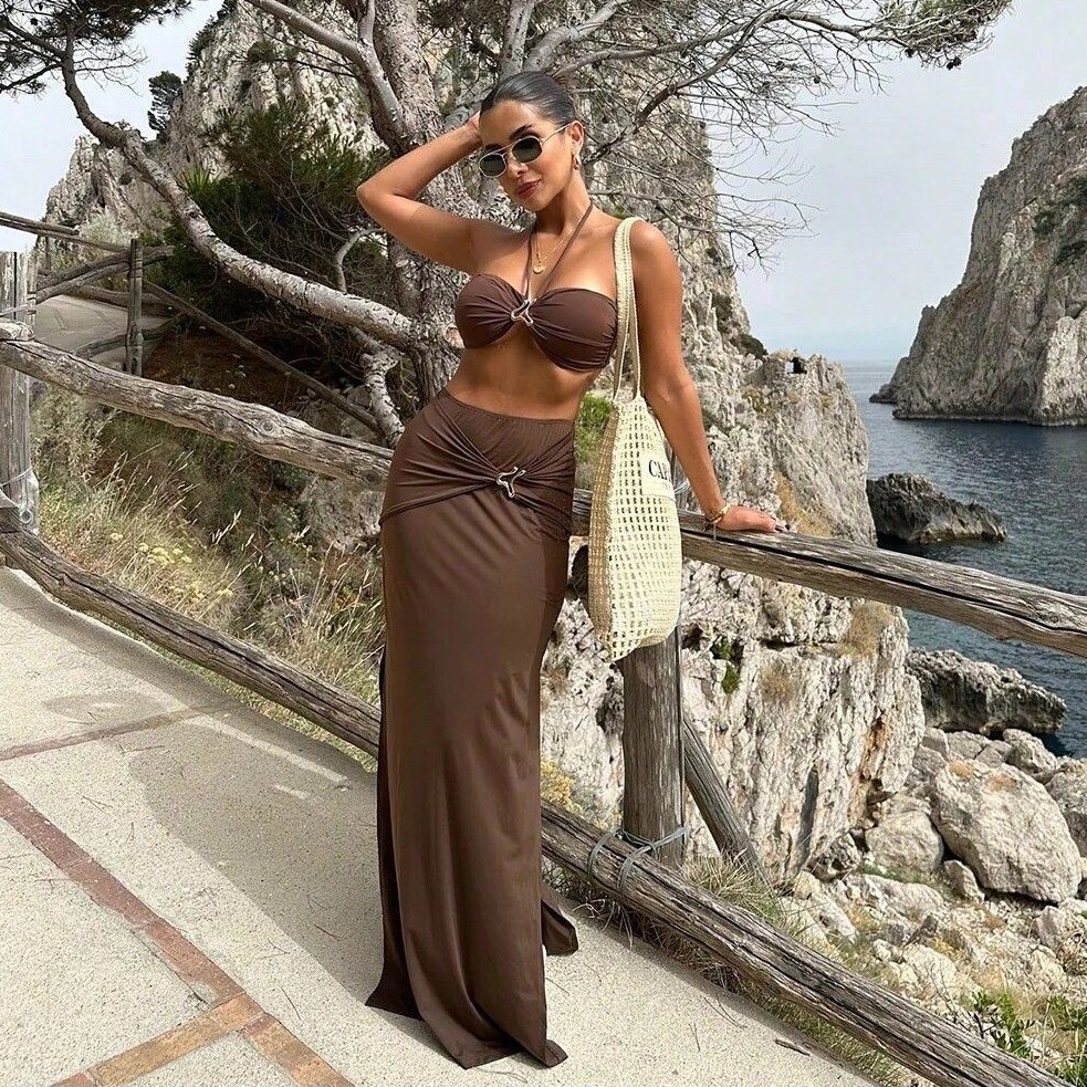 Maillot de bain deux pièces po - Swimsuit Bikini Ruched avis et prix