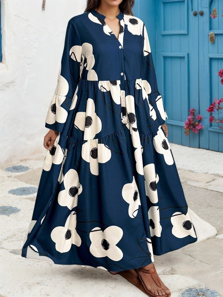 Robes pour femmes grandes tail - Midi Skirt Floral avis et prix