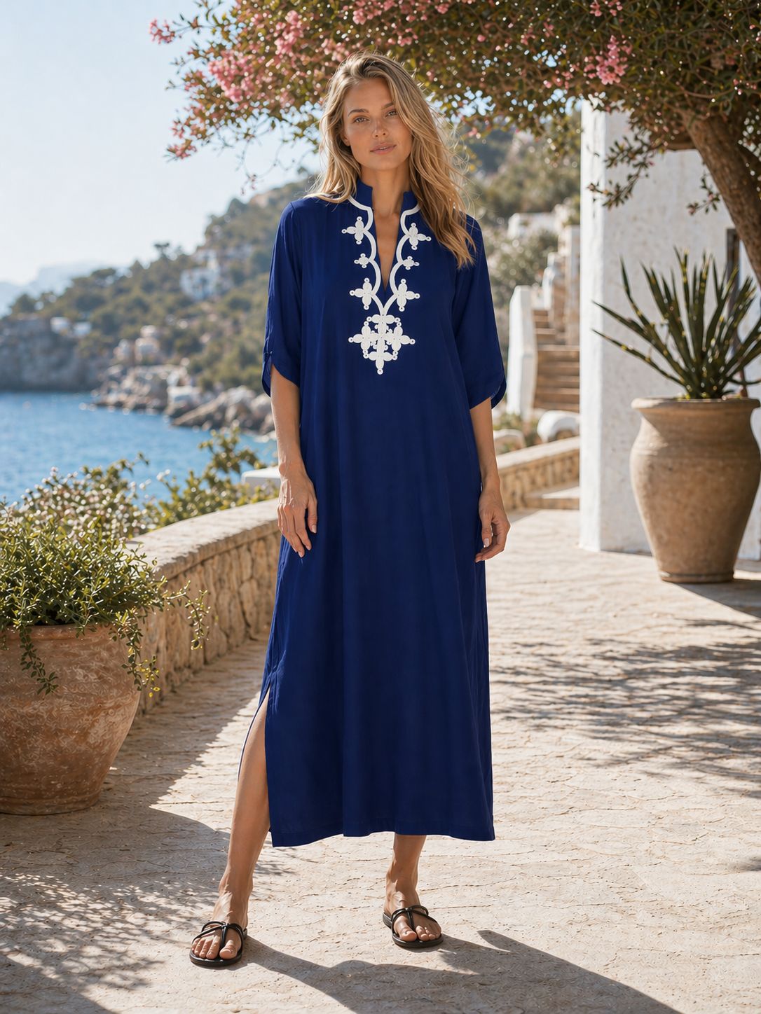 Robes caftan pour femmes, brod - Cover Up Kaftan avis et prix